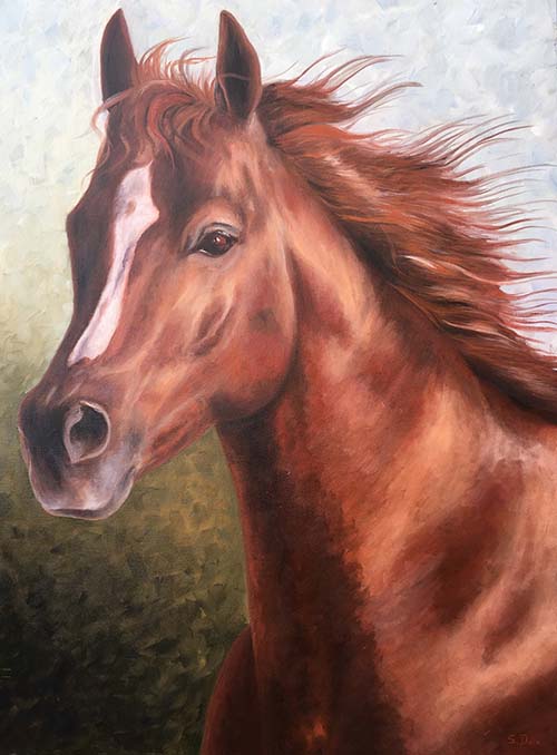 Cavalo - 60 x 80 - Mista - 2017